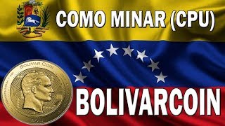 ¿como minar bolivarcoin? (32/64 bits) windows (cpu) ¿como minar bolivarcoin? (32/64 bits) windows (cpu)