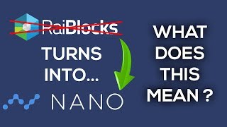 Raiblocks rebrands to nano! (what this huge change means? ) Raiblocks rebrands to nano! (what this huge change means? )