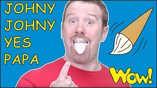 Johny johny yes papa story for kids with steve and maggie new | learn speaking wow english tv Johny johny yes papa story for kids with steve and maggie new | learn speaking wow english tv