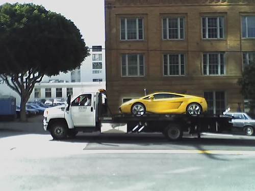 Towed lambo Tags