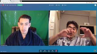 Ama with ceo and co-founder of quoine and qash token mike kayamori Ama with ceo and co-founder of quoine and qash token mike kayamori
