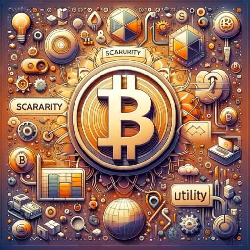 What backs bitcoin’s value: scarcity, security, utility